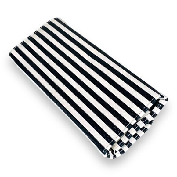 NEW MORELLE & CO CLASSIC LUCY JEWELRY ROLL CASE DARK BLUE & WHITE STRIPED - Picture 6 of 8